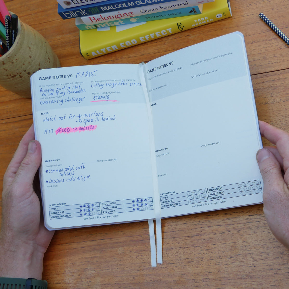 Record Performance Notes Season Notes - Sports Performance Planner – My Sports Notes
